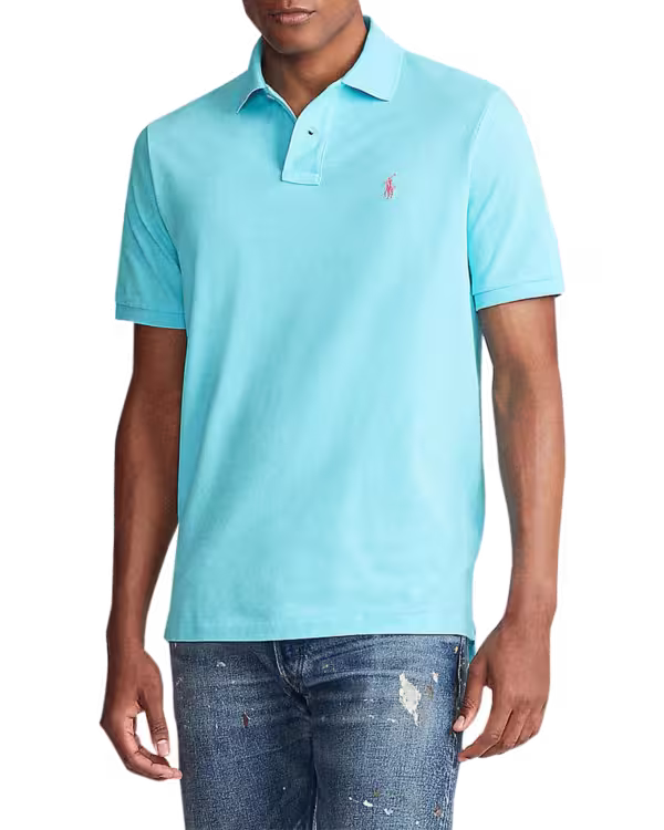 Basic Mesh Knit Polo