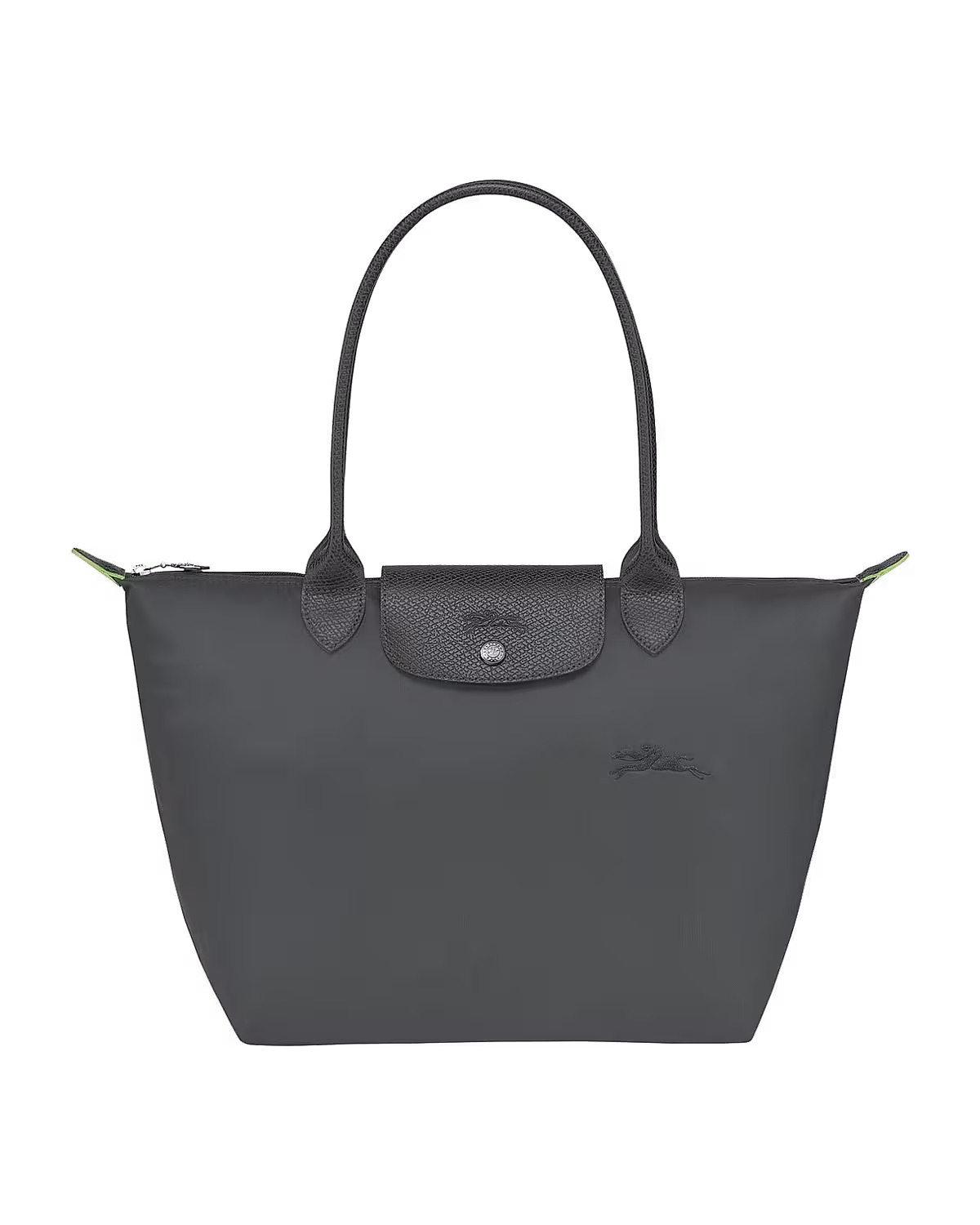 Longchamp Le Pliage Green Small Shoulder Bag in Graphite