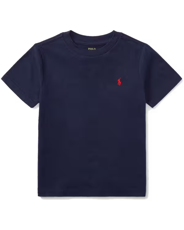 Kids Cotton Jersey Crewneck T-Shirt (2 - 7 Years)