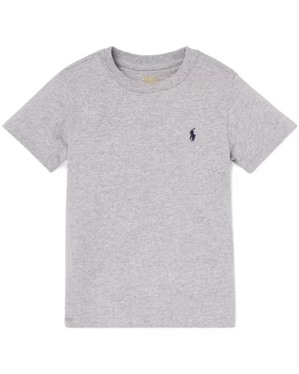 Kids Cotton Jersey Crewneck Tee (2- 7 Years)