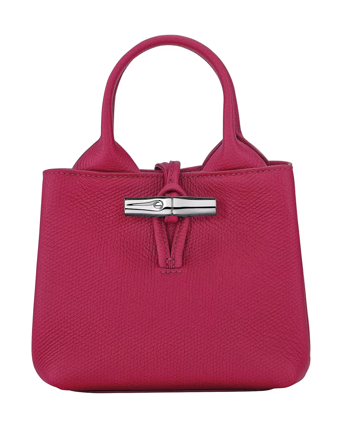 Longchamp Le Roseau Handbag XS in Beetroot