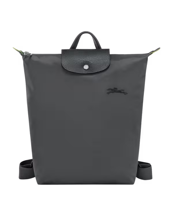 Longchamp Le Pliage Green Backpack M in Graphite