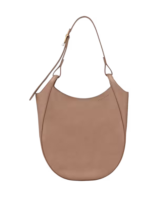 Longchamp Le Foulonné Hobo bag in Biscuit