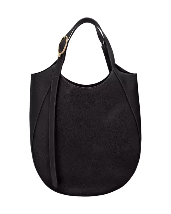 Longchamp Le Foulonné Hobo Bag in Black