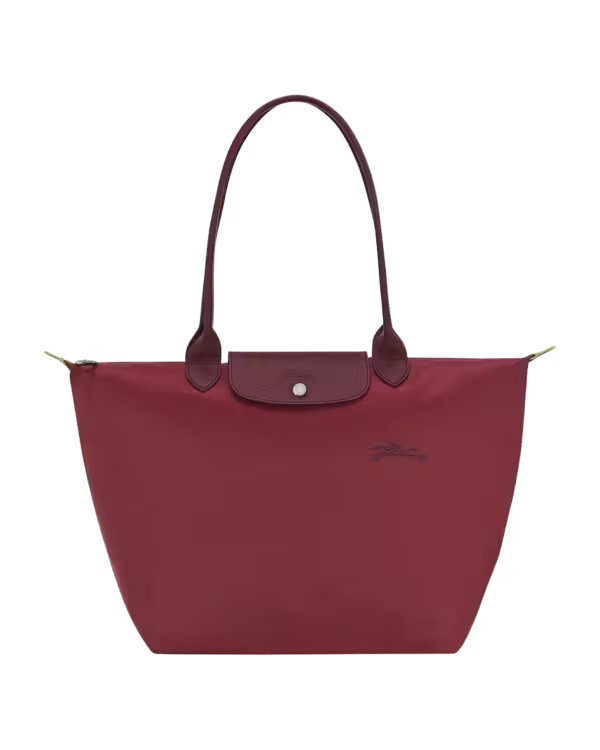 Longchamp Le Pliage Green Hobo bag in Pomegranate