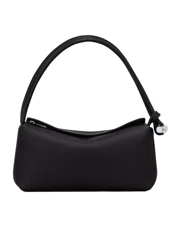 Longchamp Le Roseau Hobo Bag with Bamboo Clasp in Black