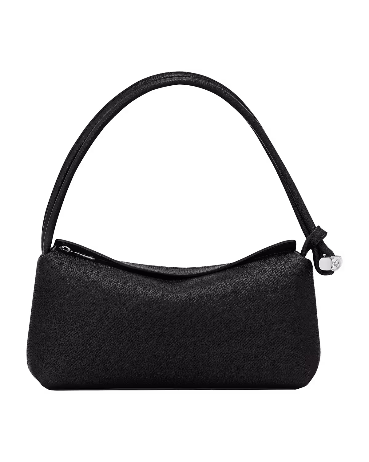 Longchamp Le Roseau Hobo Bag with Bamboo Clasp in Black