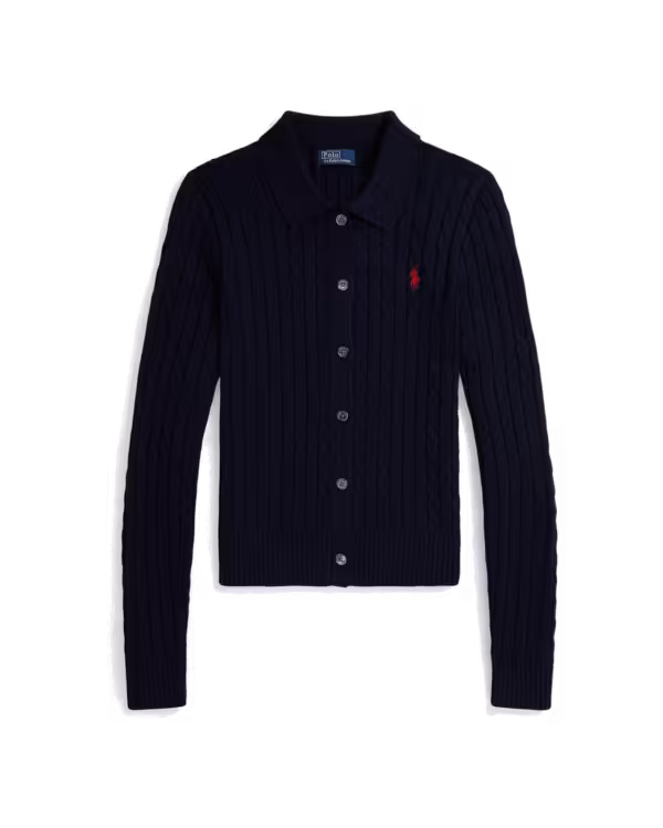 Cable-Knit Cotton Cardigan