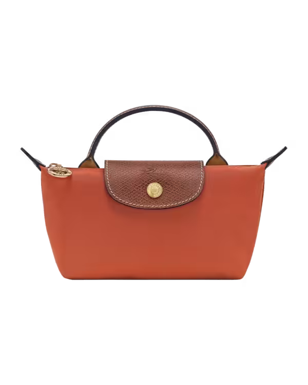 Longchamp Le Pliage Original Pouch in Brick