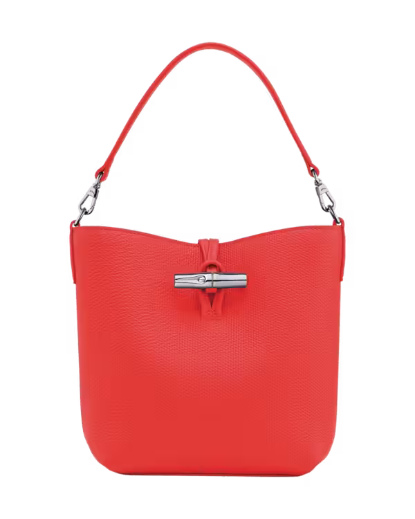 Longchamp Le Roseau Cross body bag in Vermilion