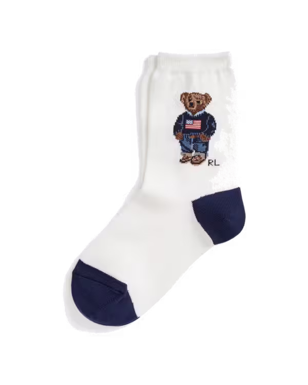 Kids Polo Bear Crew Sock