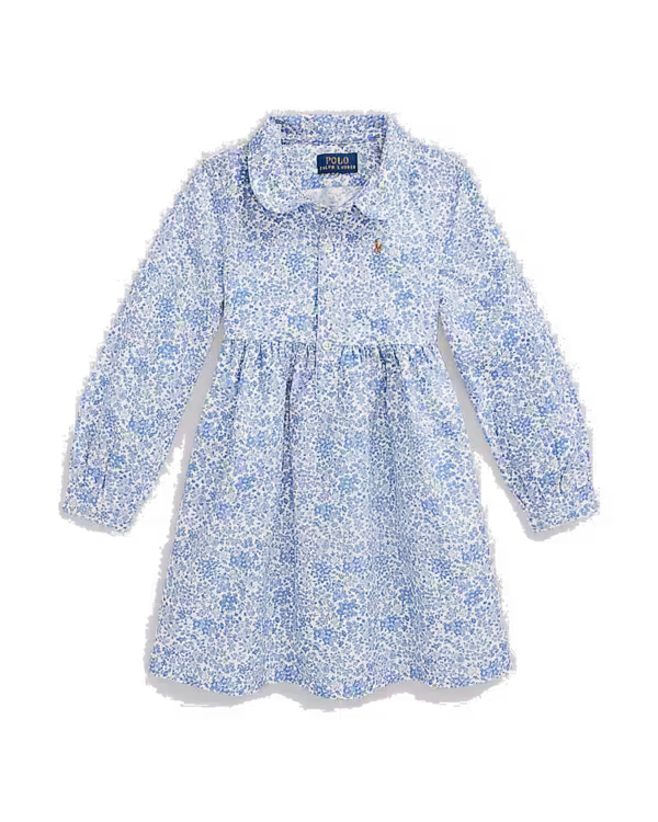 Floral Cotton Oxford Shirtdress (2-6.5 Years)