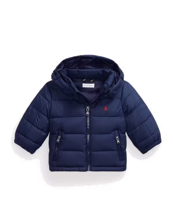 Ripstop Down Hooded Jacket (9-24 Months)