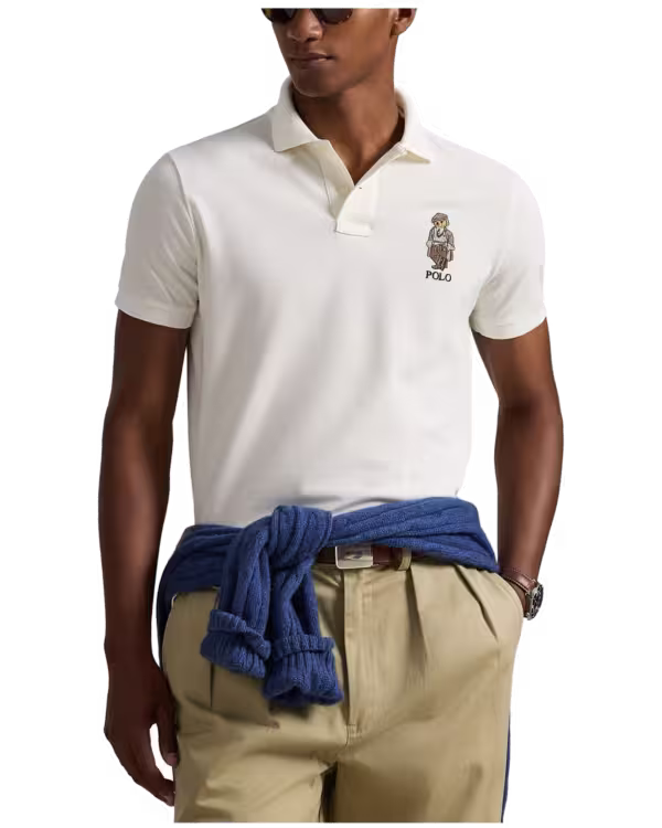 Custom Slim Fit Polo Bear Polo Shirt