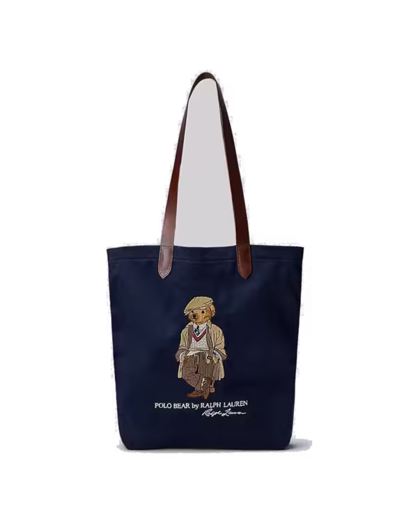 Seasonal Bear Canvas Tote Bag