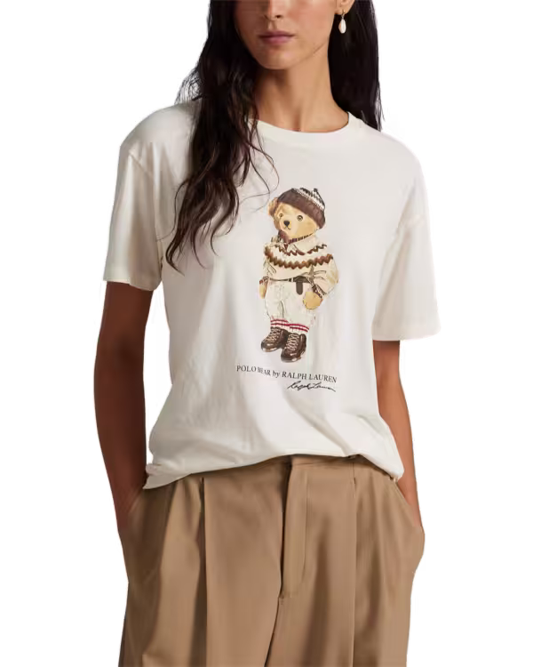 Polo Bear Cotton Jersey Tee