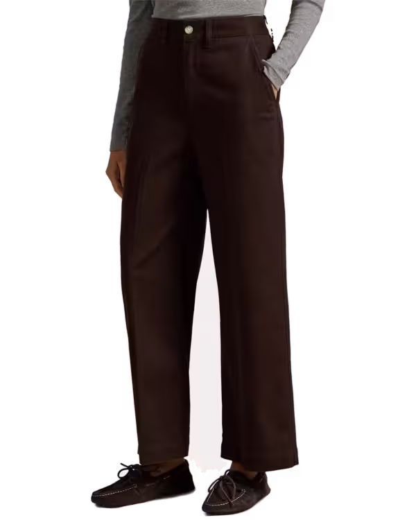 Chino Wide-Leg Pant