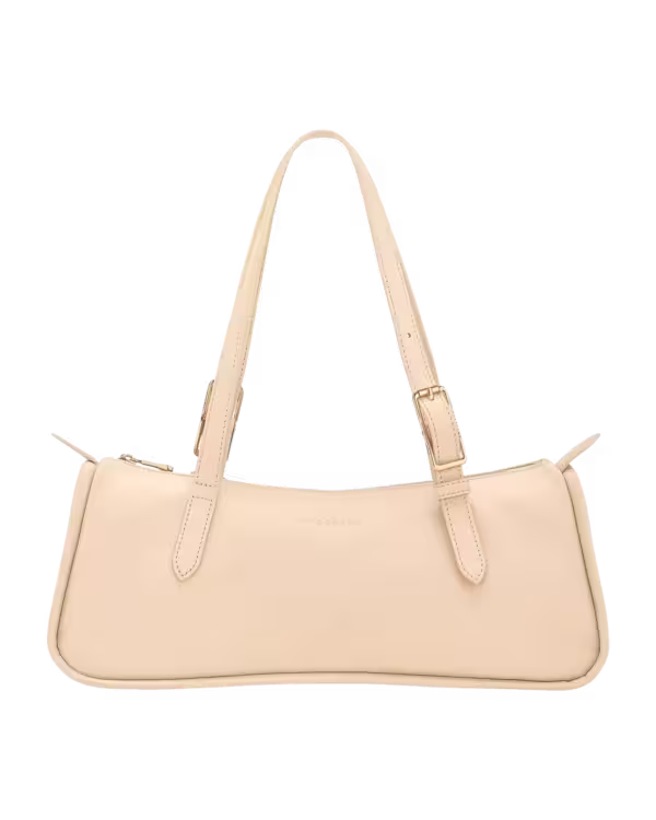 Longchamp Looong Shoulder in Vanilla