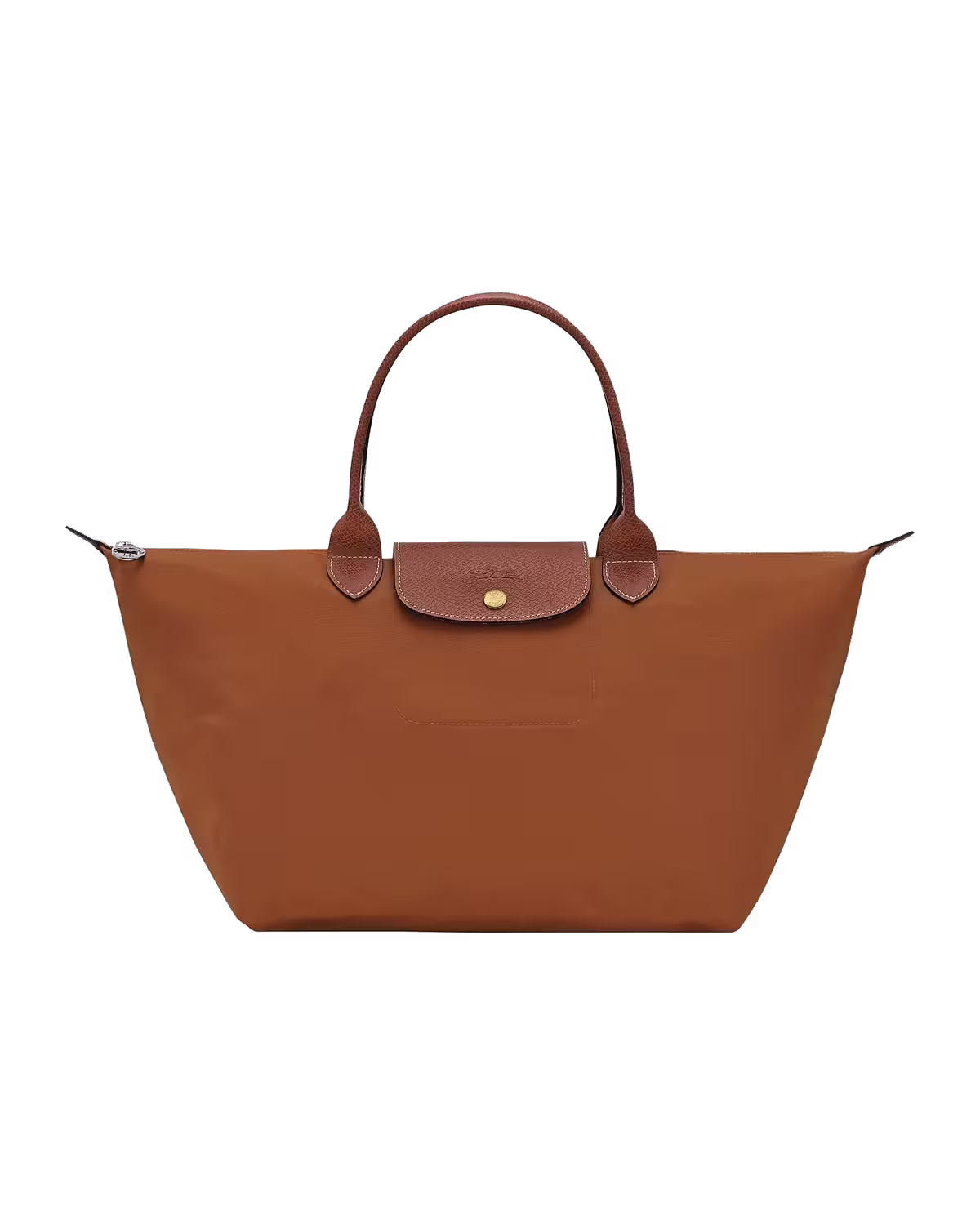 Longchamp Le Pliage Original Top Handle L in Cognac