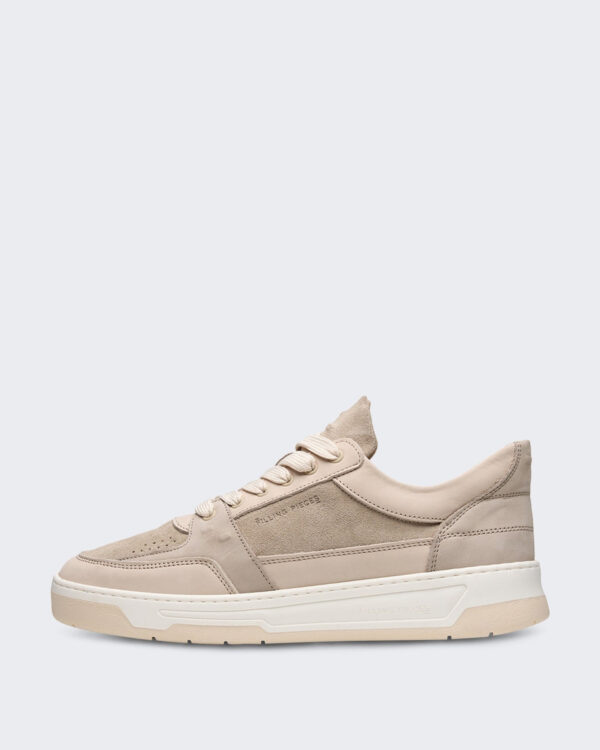 Men’s Low Vise Mix Sneaker in pure colorway White
