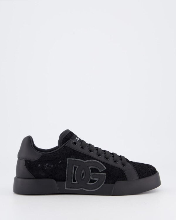 Women’s Portofino Logo Sneaker Black