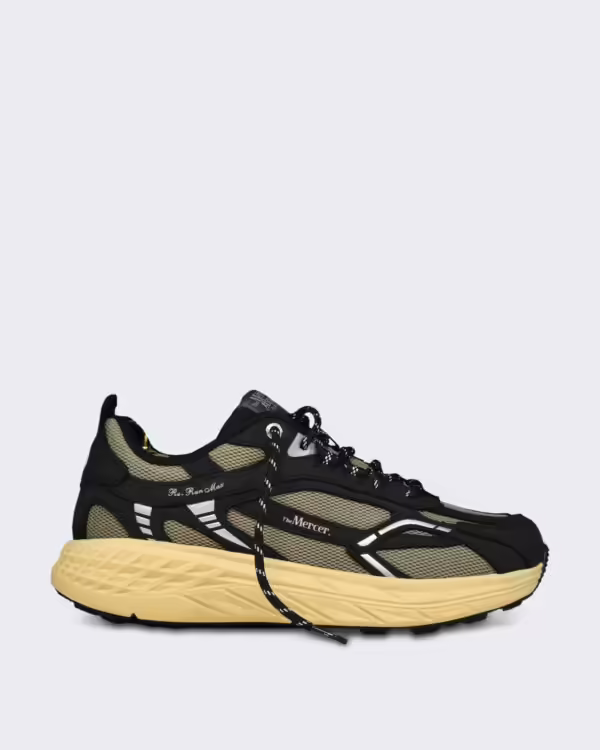 Leather sneaker met Grey color details