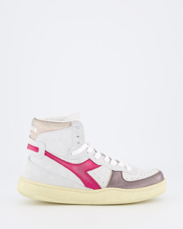 Women’s Mi Basket Metal White/Fuchsia