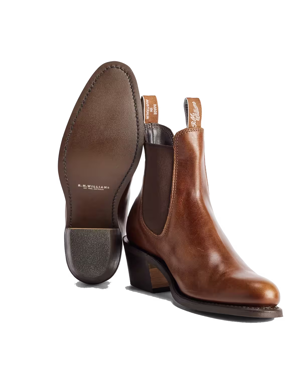 Rosebery Boot — Mid Brown Pull-Up Leather
