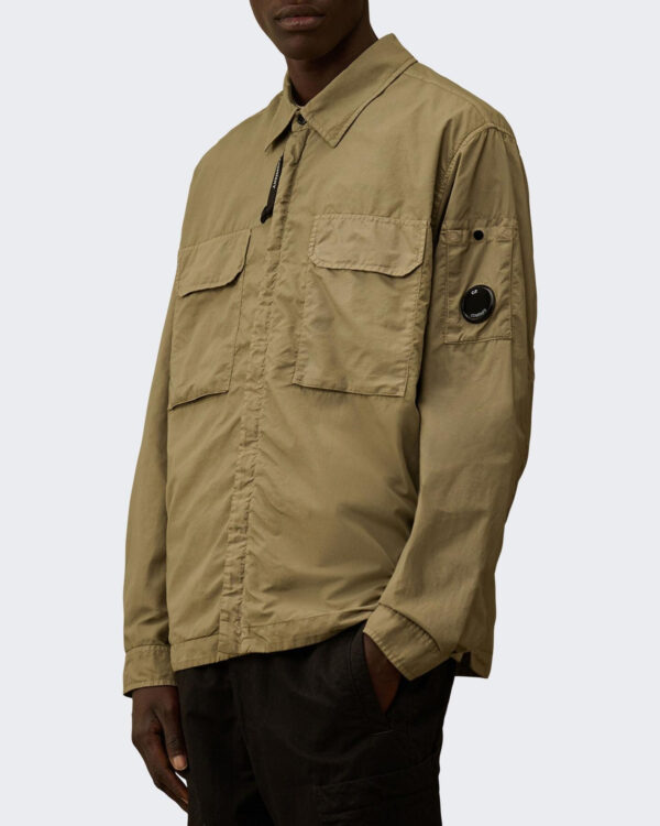 Men’s Lens Zipped Aboutshirt Brown