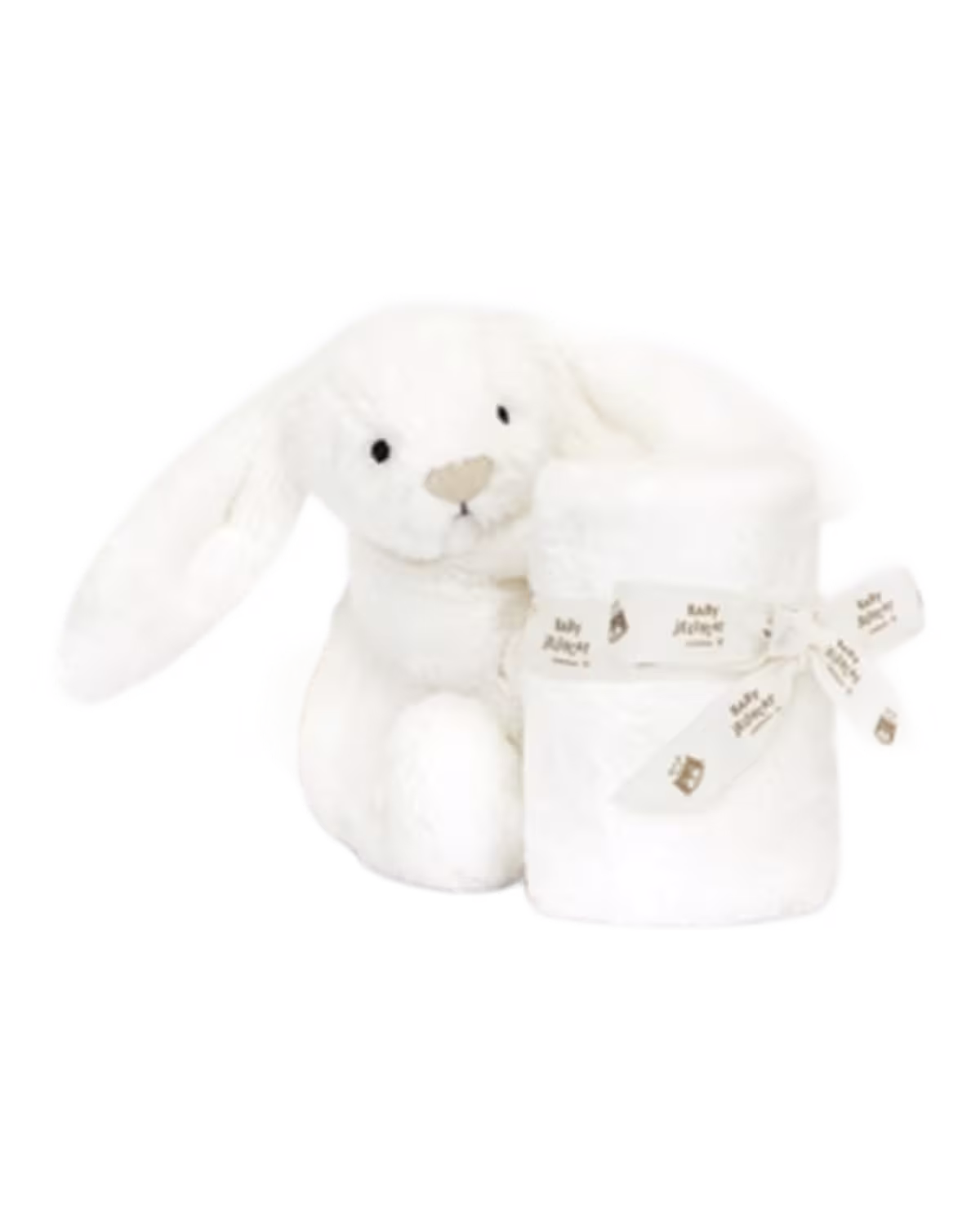 Jellycat Luxe Bashful Bunny Faux-Fur Soother 34cm - image 1