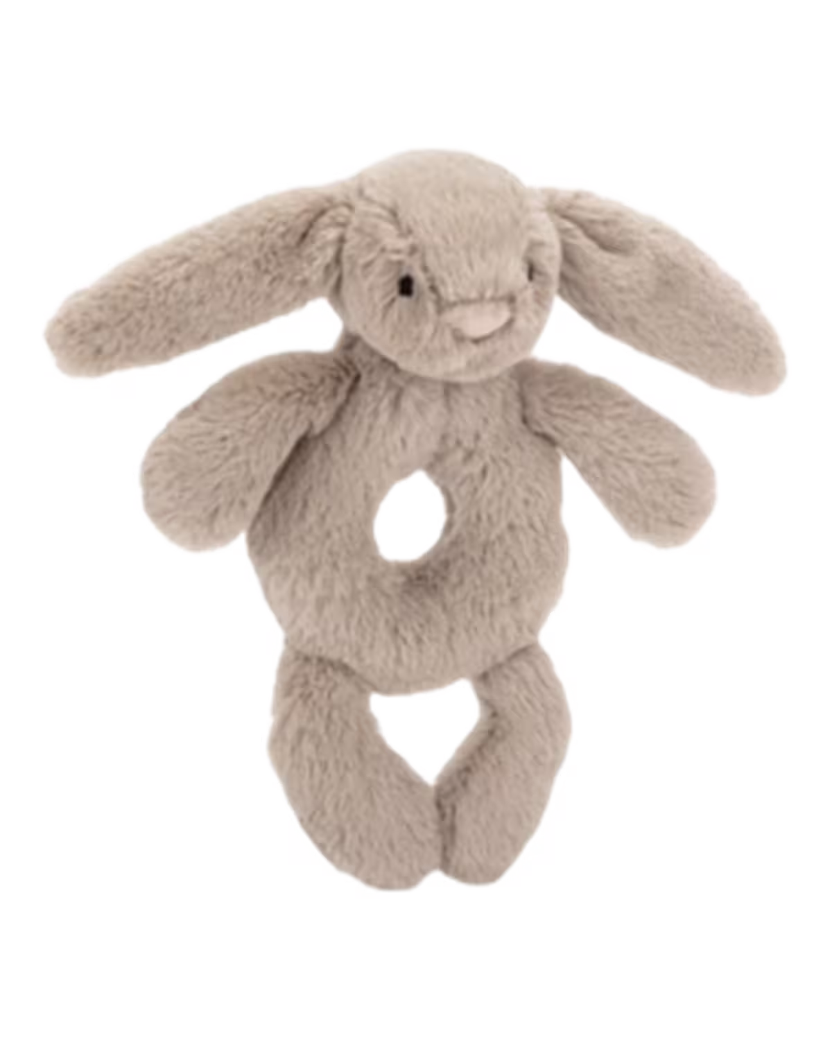 Jellycat Bashful Bunny faux-fur rattle 18cm - image 1