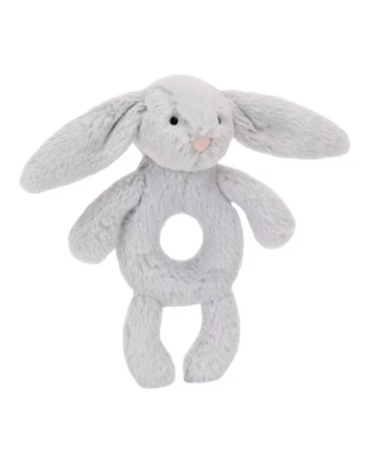 Jellycat Bashful Bunny faux-fur rattle 18cm - image 1
