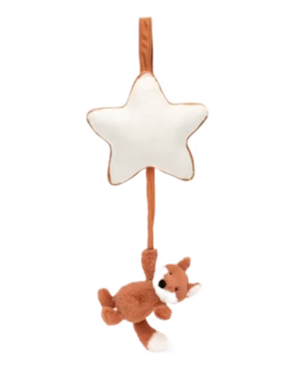 Jellycat Bashful Fox woven musical toy 30cm - image 1