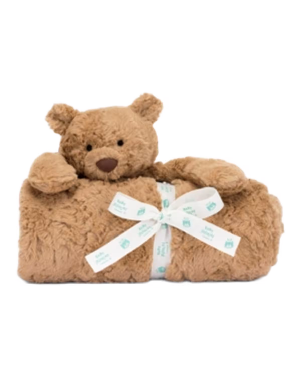Jellycat Bartholomew Bear faux-fur blanket 70cm - image 1