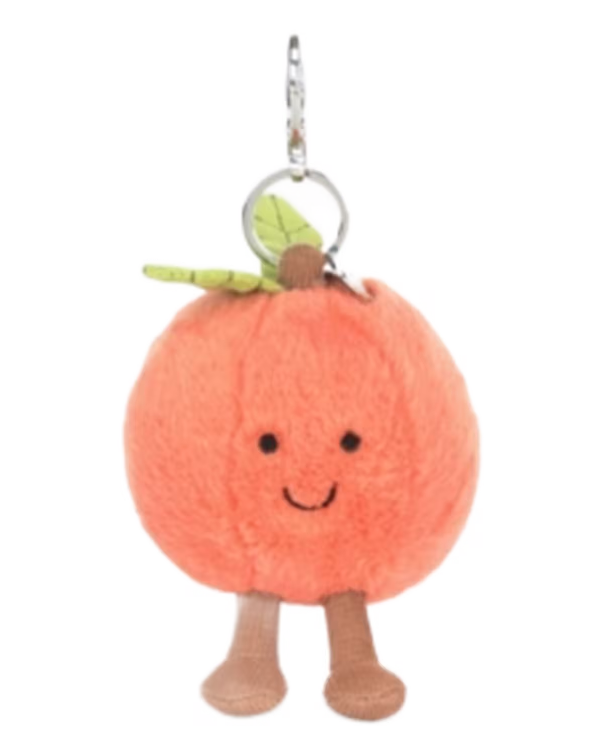 Jellycat Amuseables Peach Soft Bag Charm 15cm - image 1