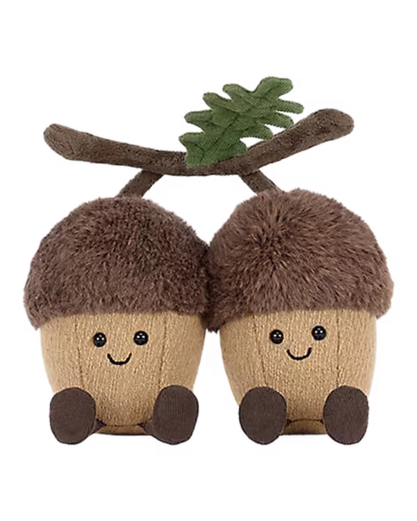 Jellycat Amuseables Ort & Tum Acorns Soft Toy 18cm - image 1