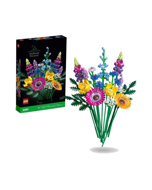 LEGO® 10313 Icons Wildflower Bouquet Flowers Set for Adults - 1