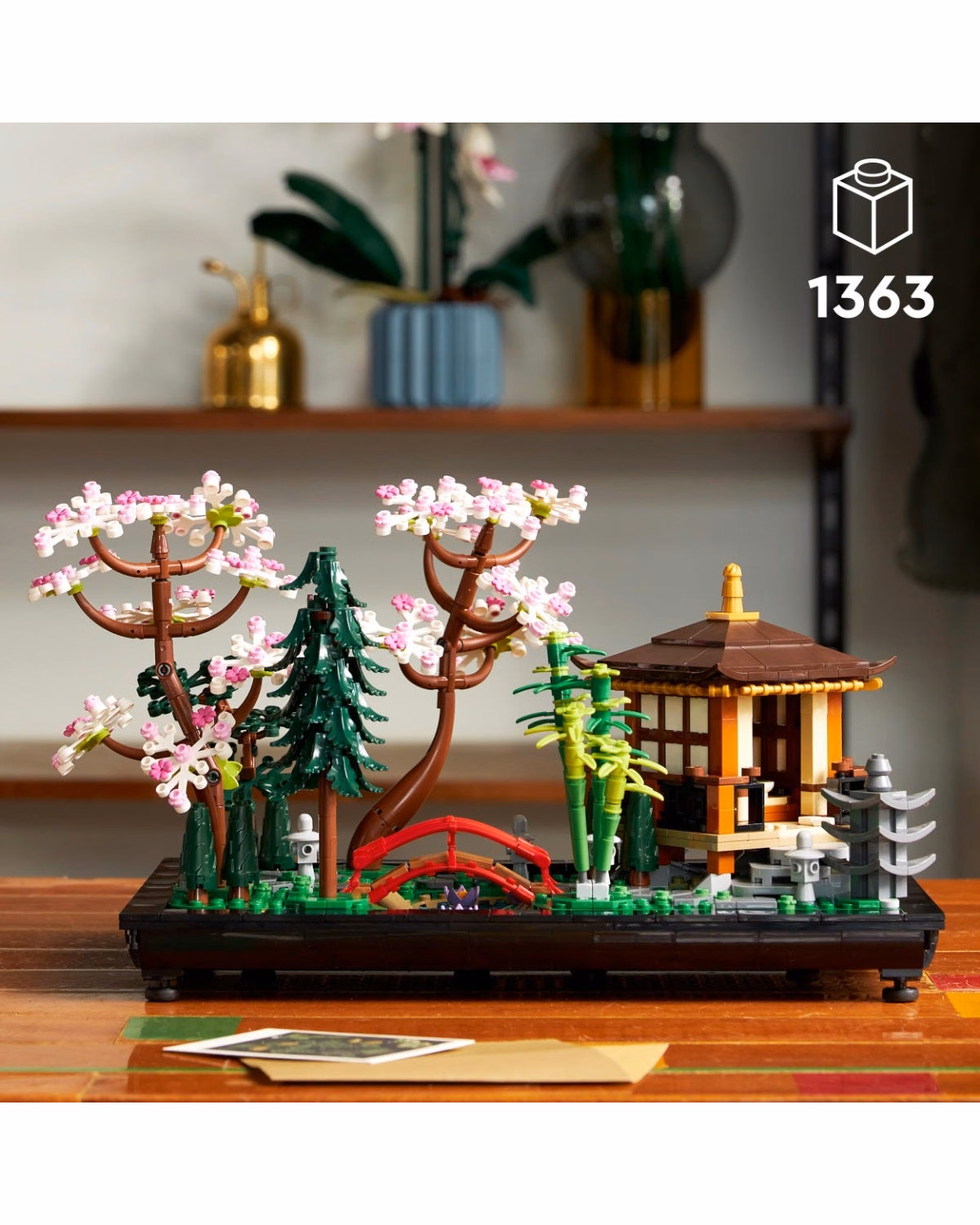 LEGO® 10315 Icons Tranquil Garden Botanical Set with Flowers - 4