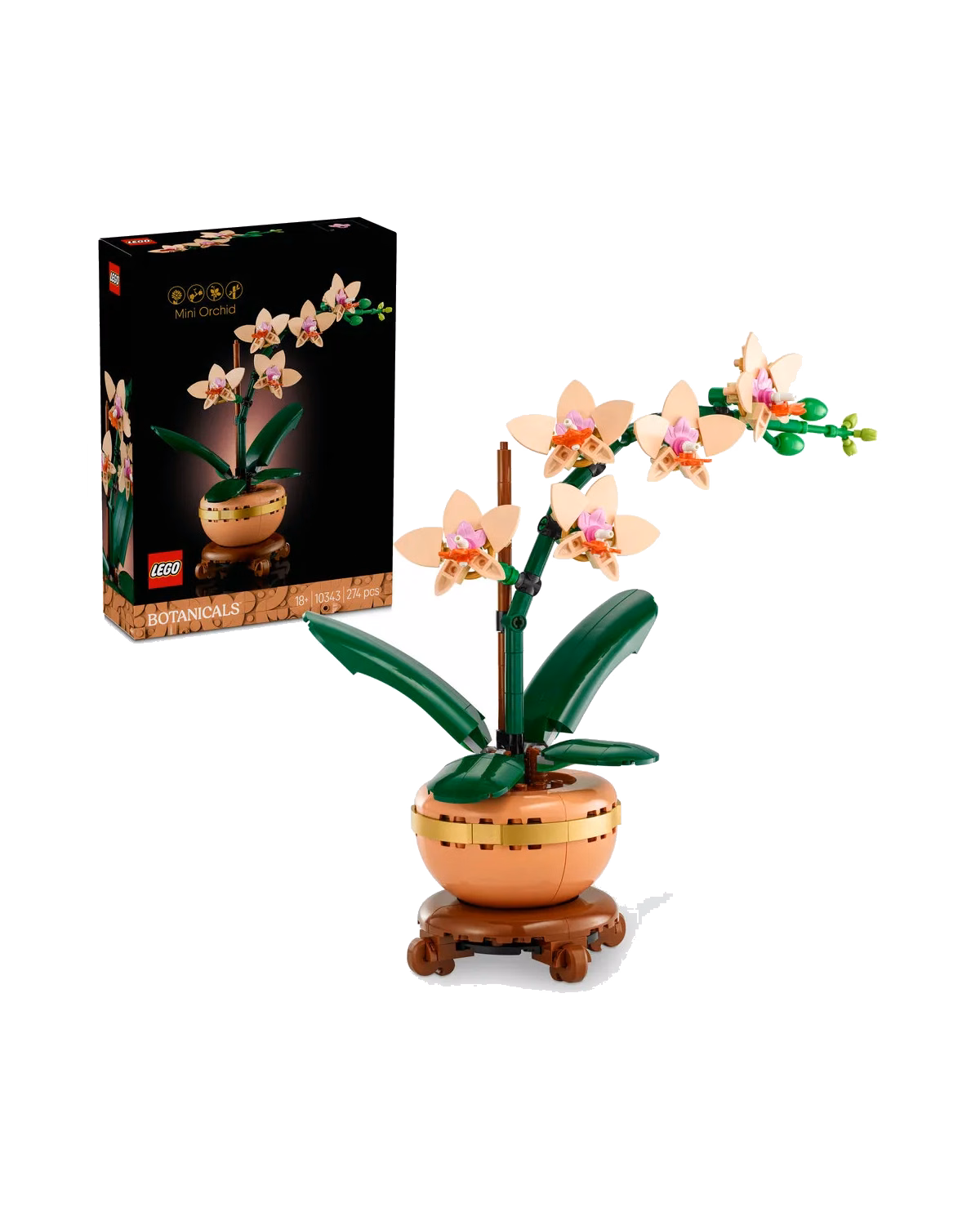 LEGO® Botanicals Mini Orchid Artificial Plant Set 10343 - 1