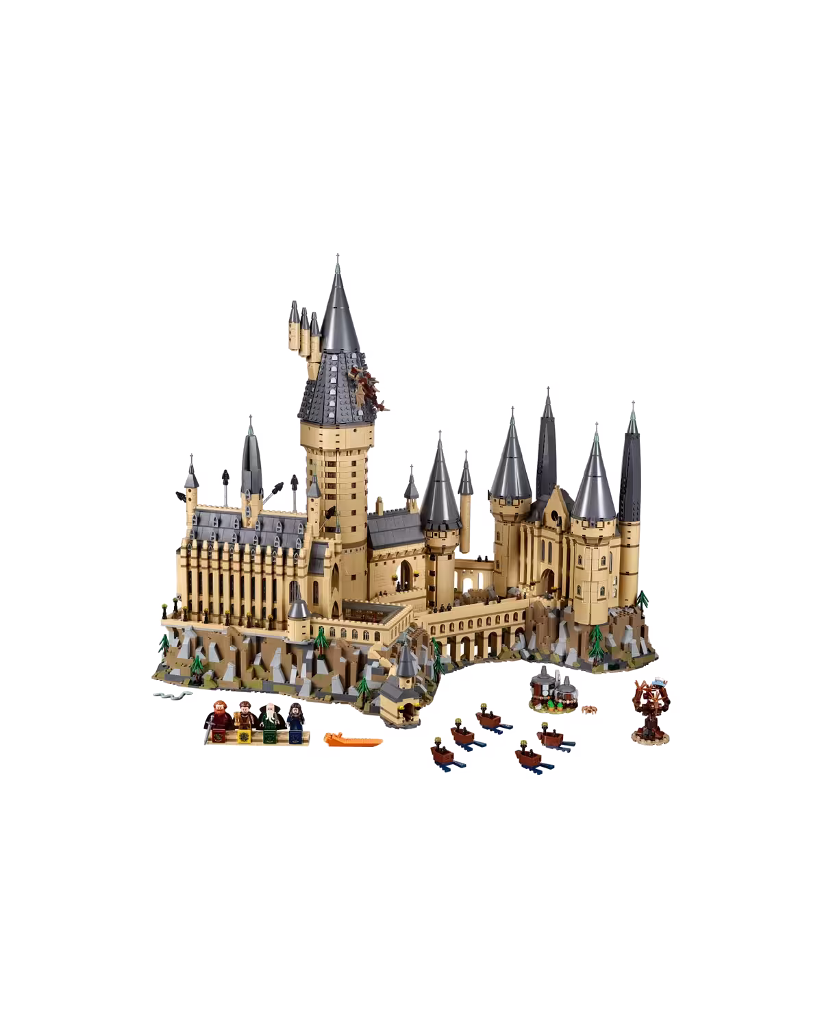 LEGO Harry Potter 71043 Hogwarts Castle Set studio view 2