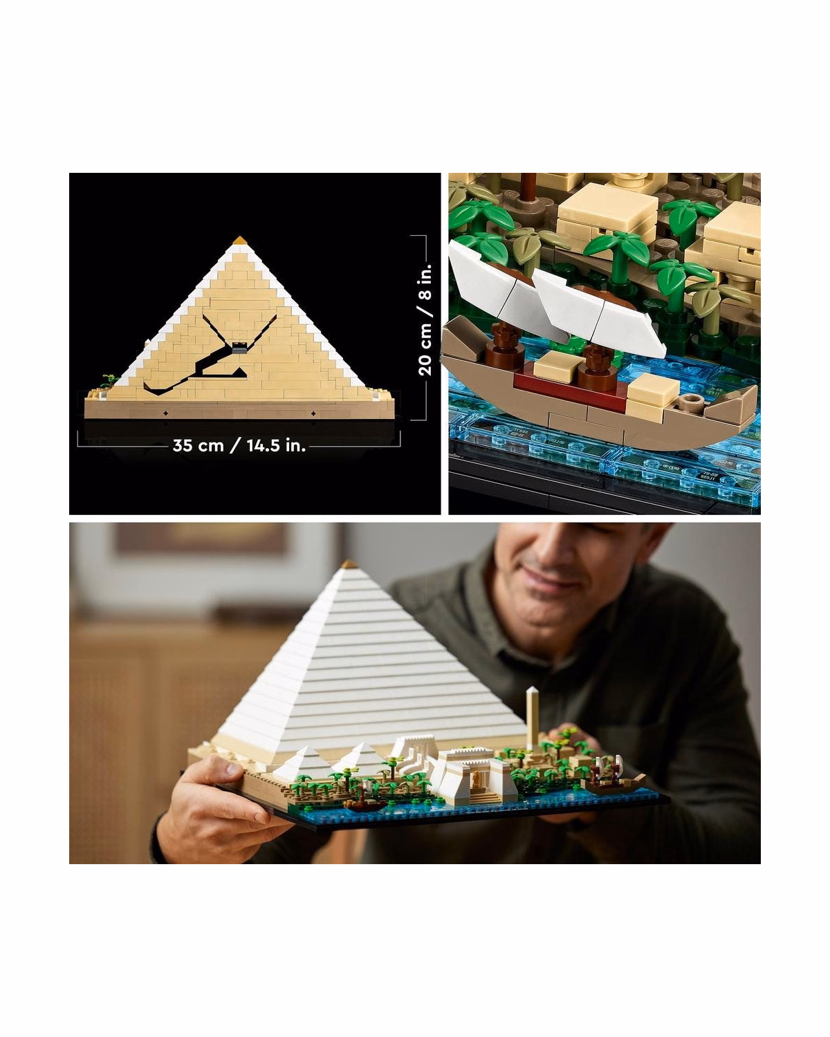 LEGO® 21058 Architecture Great Pyramid of Giza Set for Adults - 7