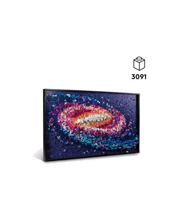 LEGO Art 31212 The Milky Way Galaxy Set for Adults studio view 2