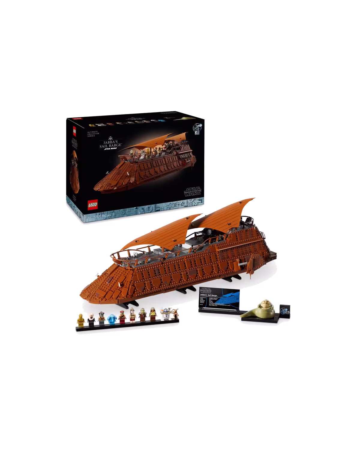 LEGO Star Wars 75397 Return of the Jedi Jabba's Sail Barge Set for Adults studio view 1