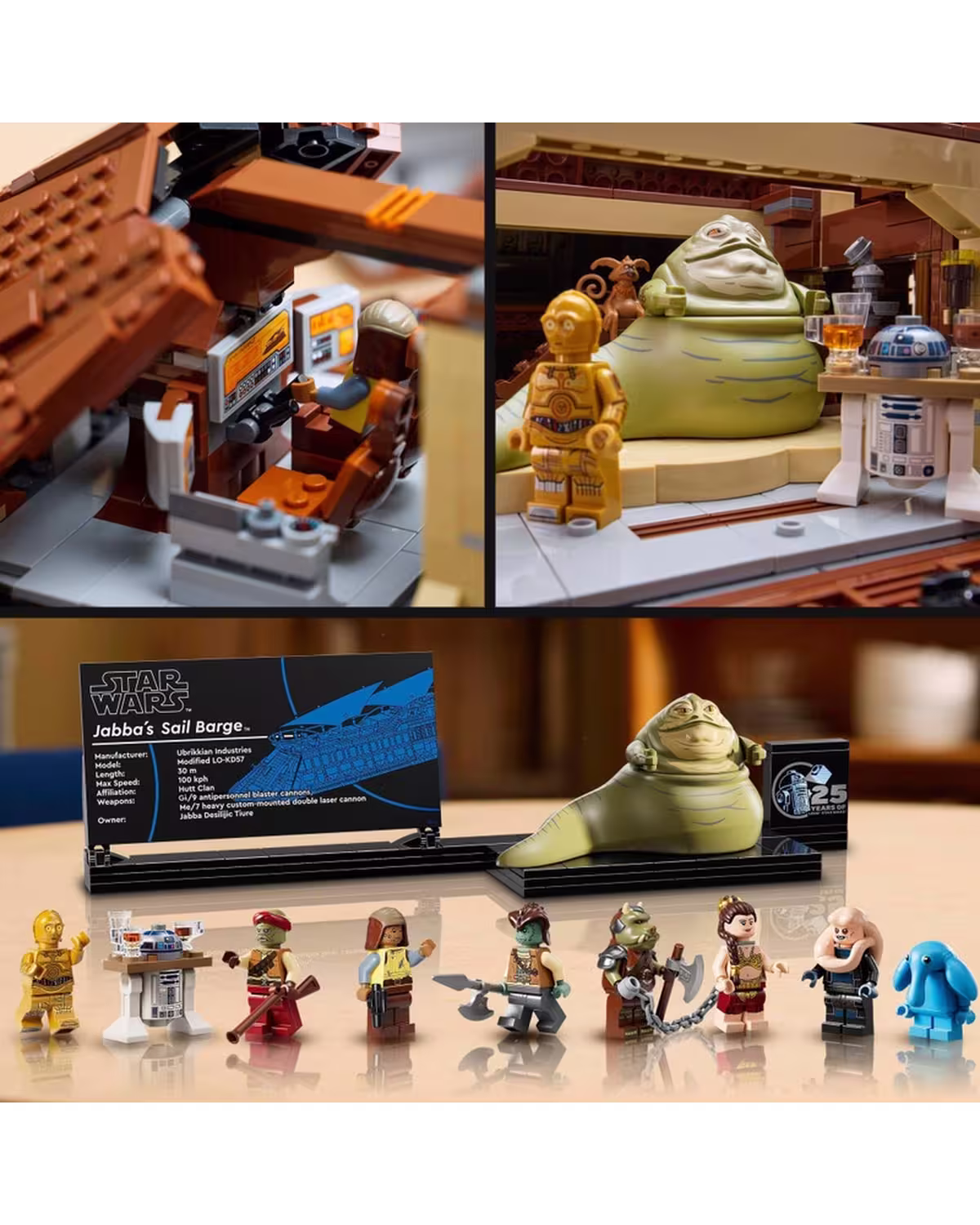 LEGO Star Wars 75397 Return of the Jedi Jabba's Sail Barge Set for Adults view 6