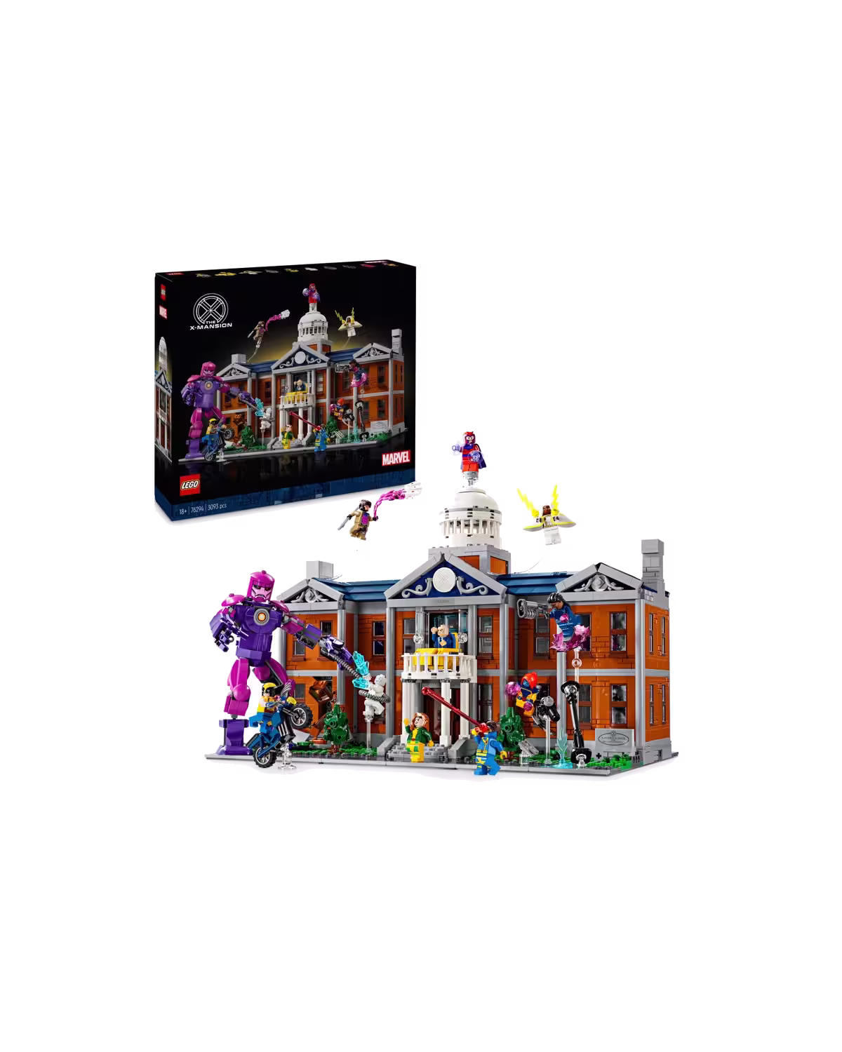 LEGO Marvel 76294 X-Men: The X-Mansion Set for Adults studio view 1