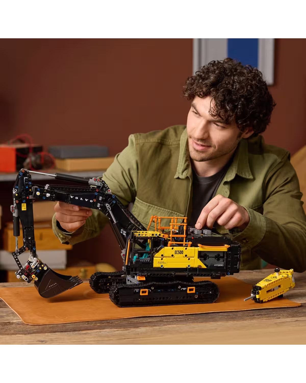LEGO Technic 42215 Volvo EC500 Hybrid Excavator Set for Adults view 3