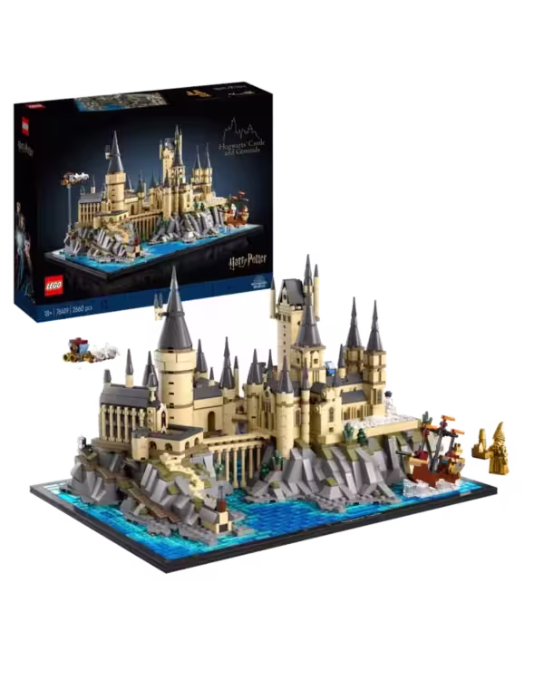 LEGO Harry Potter 76419 Hogwarts Castle and Grounds Set for Adults