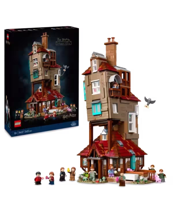 LEGO Harry Potter 76437 The Burrow Collectors' Edition Set for Adults