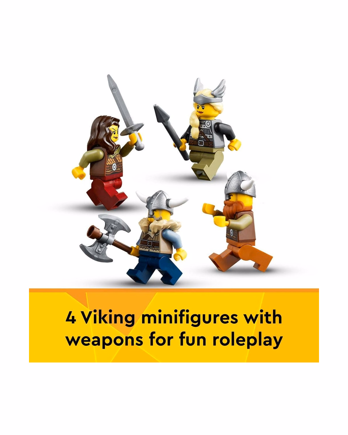LEGO® 31132 Creator 3in1 Viking Ship and Midgard Serpent Set - 6