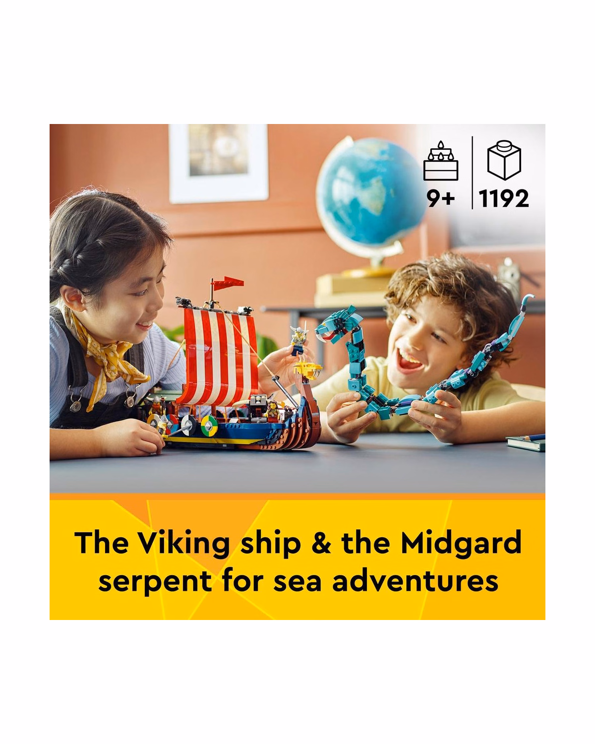 LEGO® 31132 Creator 3in1 Viking Ship and Midgard Serpent Set - 7